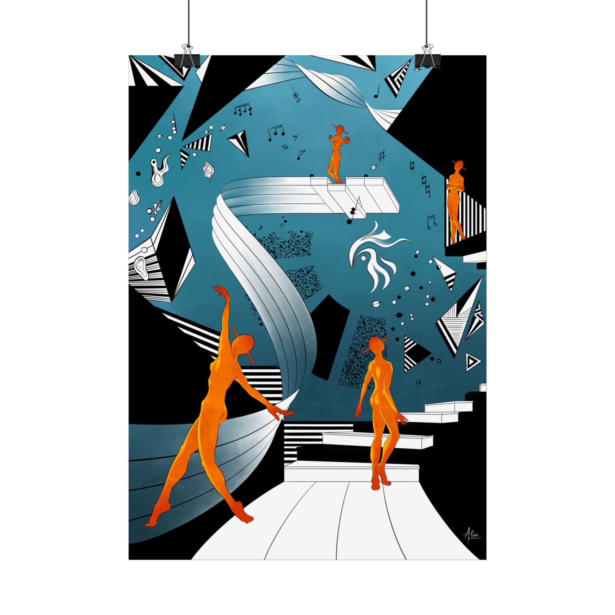 La Danse du Do – Vertical Print